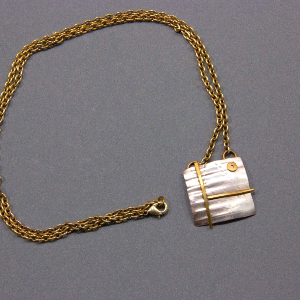 Peruvian Connection mixed metal necklace